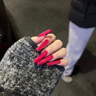 fake nails handmade nails 〔 Super A Hot Girl 〕 Pure Handmade Y2K Millennium Hot Girl Armor Dopamine 