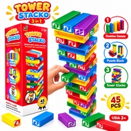 TOY STORE - STACKO GAME CHILDREN'S TOYS BLOCK BUILDING CHILDREN'S TOY/