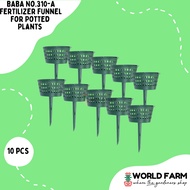 BABA No.310-A Fertilizer Funnel (10 pcs per pack) , Granular Fertiliser Container for Potted Plants