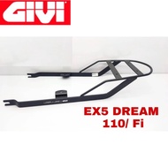 MONORACK EX5 DREAM 110 FI GIVI ORIGINAL HONDA BLACK BOX GIVI TOPBOX TONG MOTOR RIDER EX5 YAMAHA