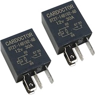 8T2T-14B192-AB 2Pcs 4Pins AC Relays Motor Relays Multi Purpose fits Fusion F150 F250 F350 F450 Edge 