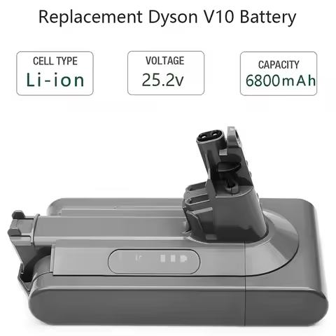 Battery Dyson V10 for Dyson V10 12800mAh 25.2V Battery For Dyson SV12 Battery Absolute Animal Li-ion