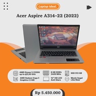 Acer Aspire A314-22 2022 SLIM Ryzen 3 RAM 8 GB SSD 512 GB RADEON 2 GB