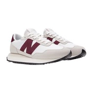 New Balance 237女款酒紅色黑底運動休閒鞋24號