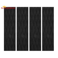 4Pcs Surfboard Traction Pads EVA Surfing Skimboard Deck Traction Pads Anti-Slip Front Tail Pad for Surfboards,Kiteboard