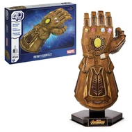 [American products] 4D Build Model toy, Marvel Infinity Gauntlet 3D Puzzle Model Kit with Stand 142 