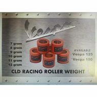 CLD Racing Roller For Vespa Piaggio 3v Sprint, Primavera, GTS, LX 150, S 150, LX 125 2v Size: 7, 8, 