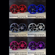 Sport Rim 6Leg CNC NMAX V2 /NMAX V3 ESL Rose Red /Blue /Silver /Titanium  /Purple /Red