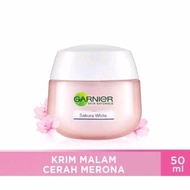 Promo Garnier Sakura White Serum 30Ml / Krim Siang/Malam 50Ml / Foam