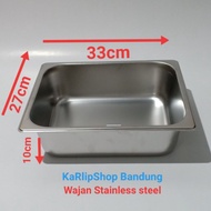 wajan kotak stainless