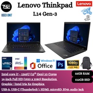 Lenovo ThinkPad L14 | T14 | X13 | Intel i7- i5 | 10th, 11th, 12th Gen RAM 32GB | 512GB SSD Window 11