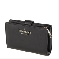 (STOCK CHECK REQUIRED)BRAND NEW Kate Spade Staci Medium Compact Bifold Wallet Wlr00128 Black