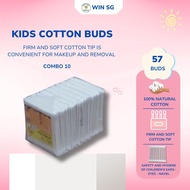 Children's cotton swabs, Snow White Cotton, BBT Children's Cotton Swabs 57 Sticks/Pack - WIN SG Depa