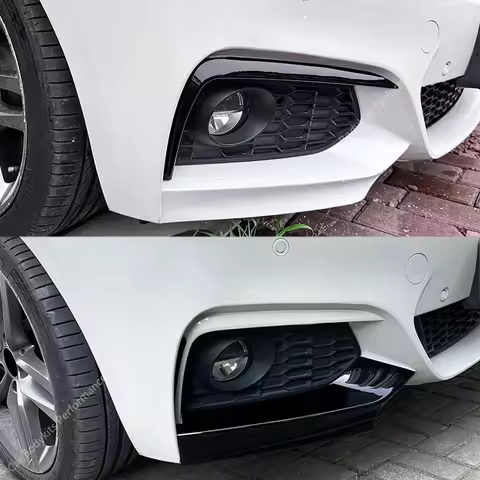 For Bmw F22 F23 Front Bumper Lip Spoiler Splitter 2 Series M235i 220i 220d 228i 230i 2014-2021 Fogla