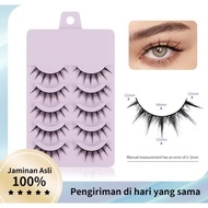 MATA 5 Pairs of Korean False Eyelashes Soft 3D Eyelash Extension Lashes Eyelash Extension Set