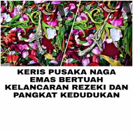 Keris naga emas pusaka kuno sepuh