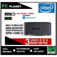 INTEL NUC 11 PRO KIT MINI DESKTOP BNUC11TNHI30000 - CORE i3-1115G4