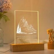 神所賜的平安 腓立比書4:7 恩典之光 聖經經文LED燈 經文禮物