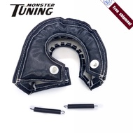 Glass Fiber Car Turbo Heat Shield Blanket Turbo Blanket Fit For T3/T4 Turbine Housing