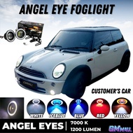 MINI COOPER ANGEL EYE LED LIGHT Foglamp Halo Ring Spotlight COB LED Sportlight Mini cooper eagle eye
