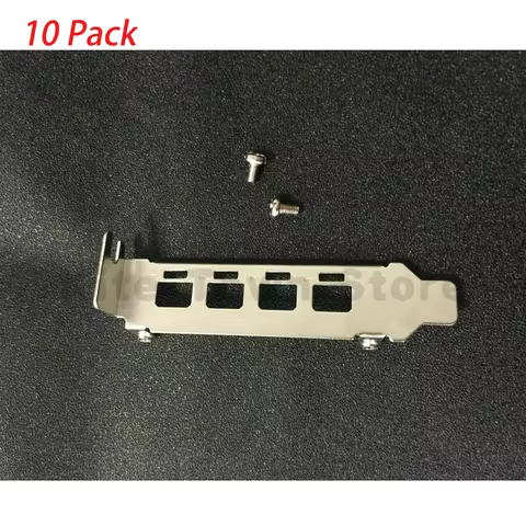10-pack New Low Profile Bracket for NVIDIA Quadro K1200 NVS 510 P400 P600 P1000