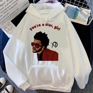 the Weeknd hoodies women long sleeve top anime 90s pulls female Korean style tracksuit