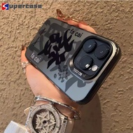 Chinese Characters Pattern Casing For Reno 12 11 Pro 11F 8T 7 8 6 4 4G 8T 5G 9 8 7 6 5 Pro Plus 7Z 8