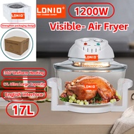 17L Air fryer Halogen Turbo Convection Oven w/ Glass Bowl Roast Chicken Fryer Oven Ketuhar Elektrik空氣炸鍋