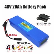 Electric bicycle battery 48V13S2P20AH lithium battery 18650 lithium-ion battery pack 13 series 2 par