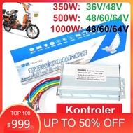 Kontroler Sepeda Listrik Motor Elektrik Kontrol BLDC 36V 48V 64V 350W 500W 1000W Watt Universal Brus