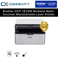 [Next Working Day Delivery] Brother DCP-1610W Wireless Monochrome Laser Printer 1610W Brother Wirele