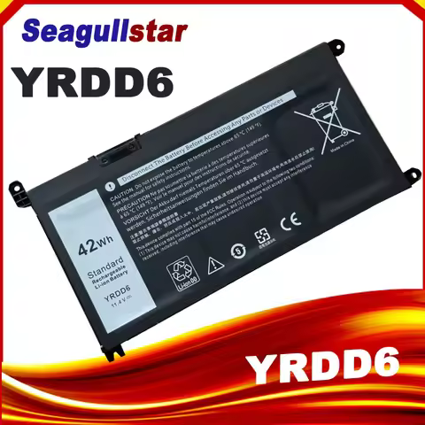 YRDD6 3680MAH Laptop Battery For Dell Latitude 3400 P120G P111G P90F Inspiron 5490 5491 5493 5498 Se