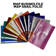 (PCS) BUSINESS MAP SNAIL MAP F4 F4 BUSINESS FILE File Folder Plastic File