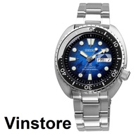 [Vinstore] Seiko SRPE39J1 Prospex King Turtle Japan Made Save the Ocean Manta Ray Automatic Stainless Steel Blue Dial Men Watch SRPE39J SRPE39