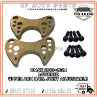 4X4 ISUZU DMAX 13-24 LOWERED UPPER ARM BALL JOINT SPACER ADAPTER ADJUSTABLE ALIGNMENT CAMBER TYRE TA