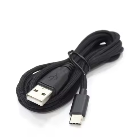 PVC Nylon USB Type C Mouse Charging Cable Line Replacement Wire Mouse Keyboard Best Replacement
