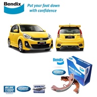 Original Bendix DS0805 Rear Brake Shoe - Perodua Myvi Lagi Best