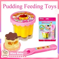 Food Toys Pudding Feeding Toys Foods Set Toddlers Pretend Play Toy Mainan Puding Sendok 喂食玩具