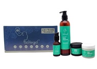 BelAngel Gift Set, Cucumber Daily Cleanser, Vitamin C CC Serum, Cucumber Herbal Eye Gel, and Hydrati