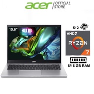 [AMD Ryzen 7] Acer Aspire 3 A315-44P-R898/R83V 15.6-inch FHD Display Laptop | 8GB/16GB RAM