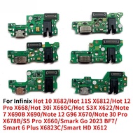 Fast Charging Board For Infinix Hot 10 11S 12 Pro 30i S3X Note 7 12 30 S5 Pro Spark Go 2023 BF7 6 Pl