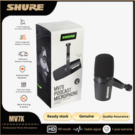 Shure MV7X XLR Podcast Microphone - ไมโครโฟนไดนามิกคุณภาพ Pro สําหรับ Podcasting & Vocal Recording เ