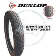 TAYAR MOTOR TUBELESS 80 90 18 DUNLOP ROADMASTER TT100 TYRE MOTOR TUBE LESS TIRE MOTOR TUBELESS SIZE 18 ROAD MASTER