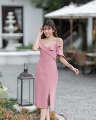 HER Collection Belinda Dress เดรสสายเดี่ยว เดรสออกงาน ชุดออกงาน