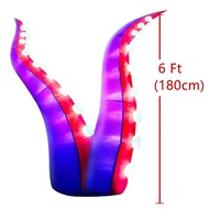 1.8M LED Glowing Inflatable Octopus Tentacle Halloween Outdoor Yard Decoration

 7QM1