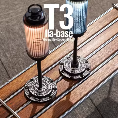 DOTWISE Camping Lights Support Foldable Detachable Stand Aluminum Lantern Stand Holder for Goalzero 