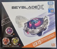 爆旋陀螺 beyblade X UX-15 UX15 
鯊魚 鮫鯊狂鱗 鯊魚鱗甲
全新港版未開有code