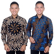 KEMEJA Men's Batik Shirts Long Sleeve Batik Shirts Men's Batik Shirts Pekalongan Batik Shirts Modern Batik Office Shirts