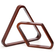 Set of 2 Wooden Billiard Ball Racks, Vintage Solid Wood 8-Ball Triangle Ball Rack 9-Ball Diamond Rac