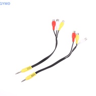[cxGYMO] 3.5MM To Jack 3 RCA Cable Video Component AV Adapter Cable For TCL TV Red White And Yellow Female 22CM  HDY